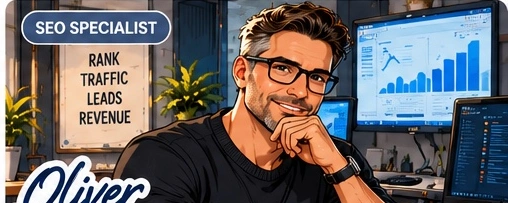 Portrait of Oliver, AI SEO Specialist